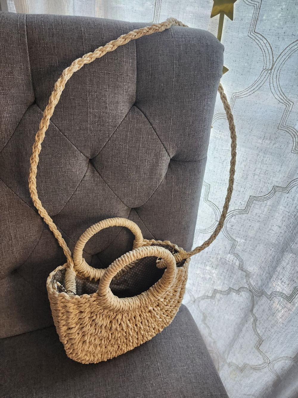 Basket Style Crossbody Bag
